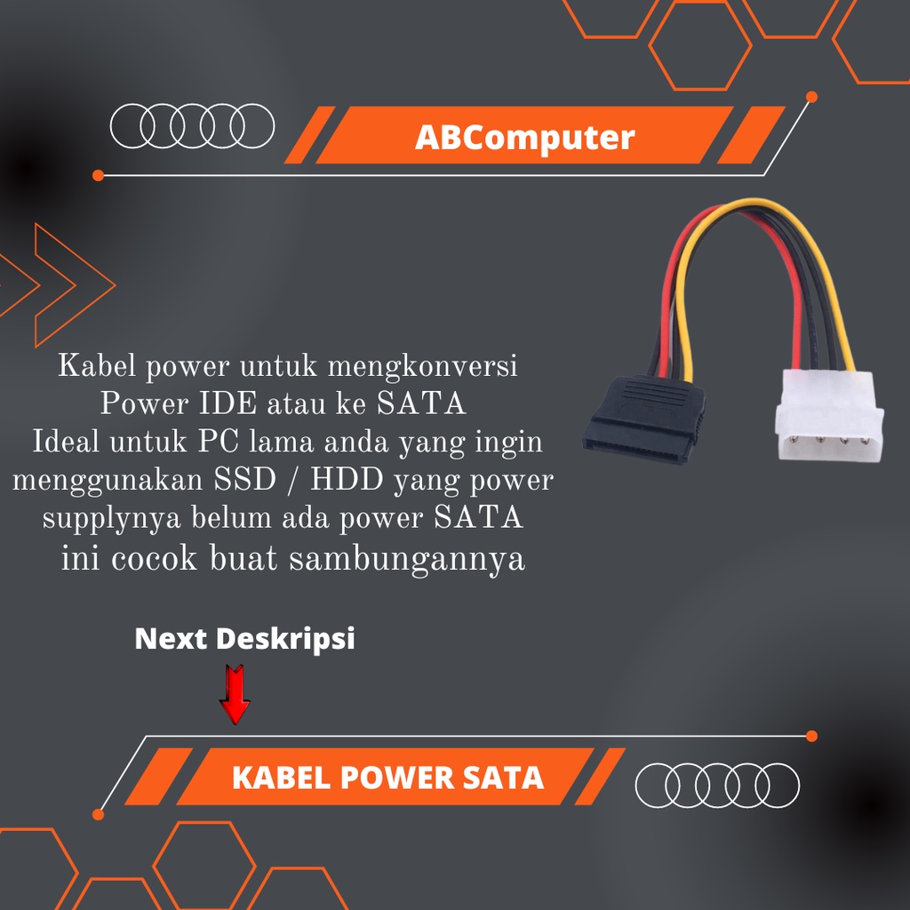 Jual Kabel Power Sata Sambungan Murah Shopee Indonesia