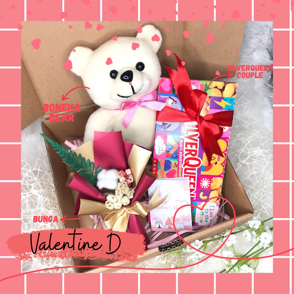 Jual New Hampers Coklat Cadbury Silverqueen Bear Ayang Murah Original Natal Valentine Valentin 5904