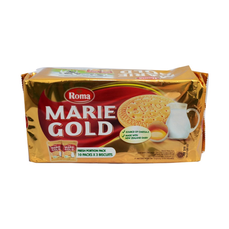 Jual Roma Biscuit Marie Gold 220Gr | Shopee Indonesia