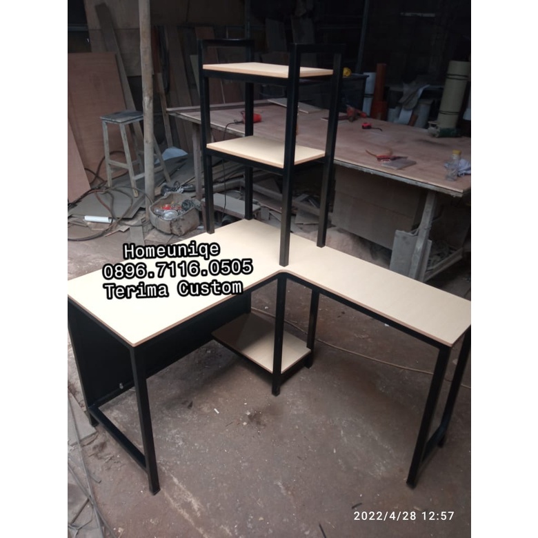 Jual Meja Custom Rak Meja Belajar Meja Serbaguna | Shopee Indonesia