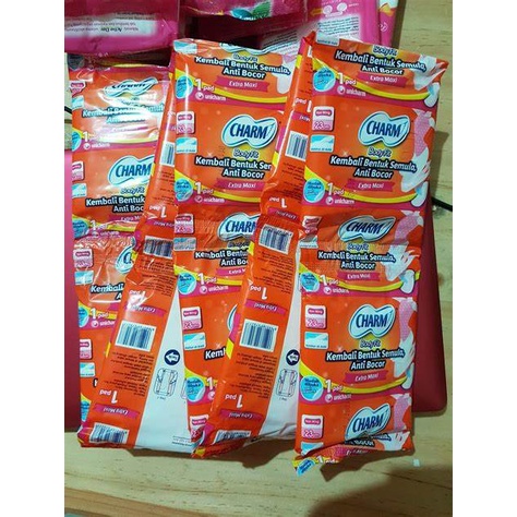 Jual Pembalut Charm Extra Maxi Non Wings Sachet (1 Renceng) | Shopee ...