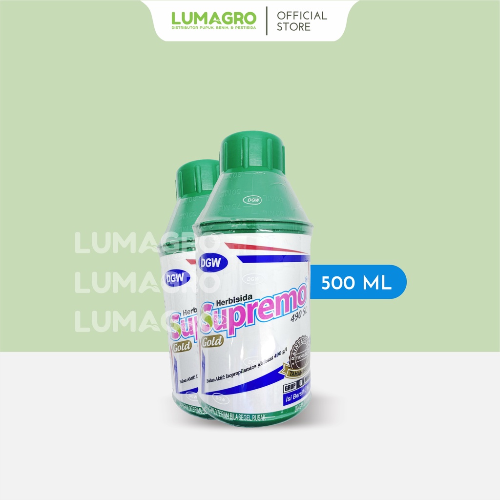 Jual Herbisida Supremo Gold 490sl 500ml Ipa Glifosat Pembasmi Rumput