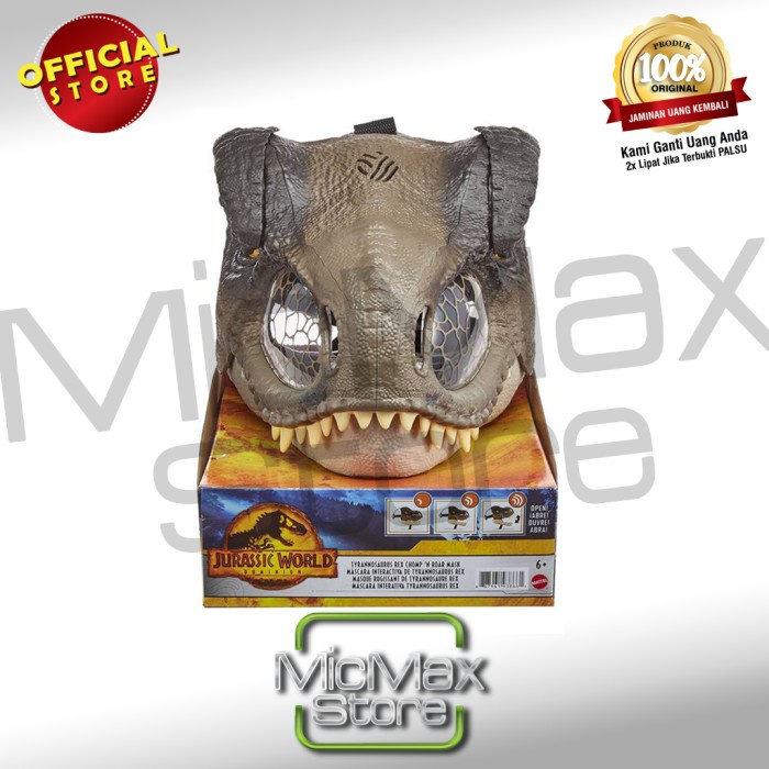 MATTEL JURASSIC WORLD Mega Roar Velociraptor Blue, Spielfigur EUR 36,90 - DE