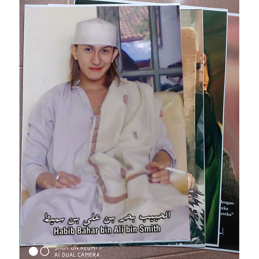 Jual POSTER habib bahar bin smith BAHAN LUSTER UV AWET ANBTI GORES