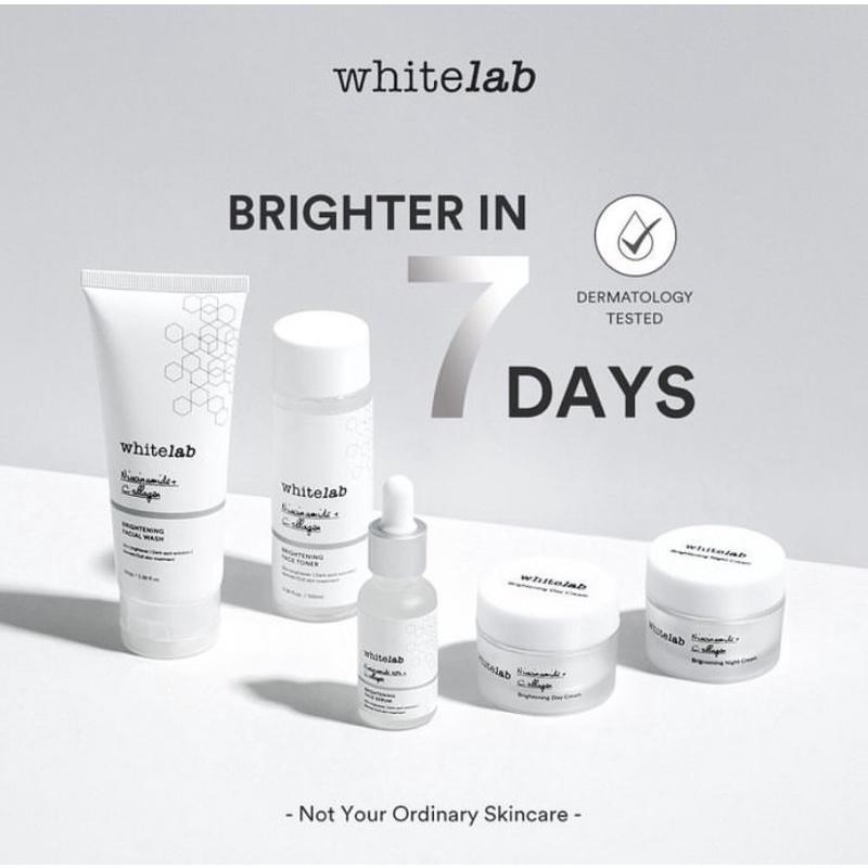 Jual Whitelab Brightening Paket Skincare | Shopee Indonesia