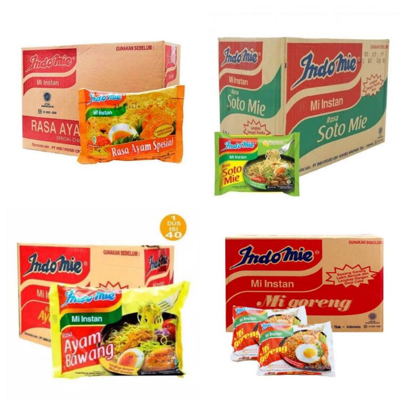 Jual Indomie Ayam Special Indomie Ayam Bawang Indomie Goreng Indomie Soto Indomie Rendang