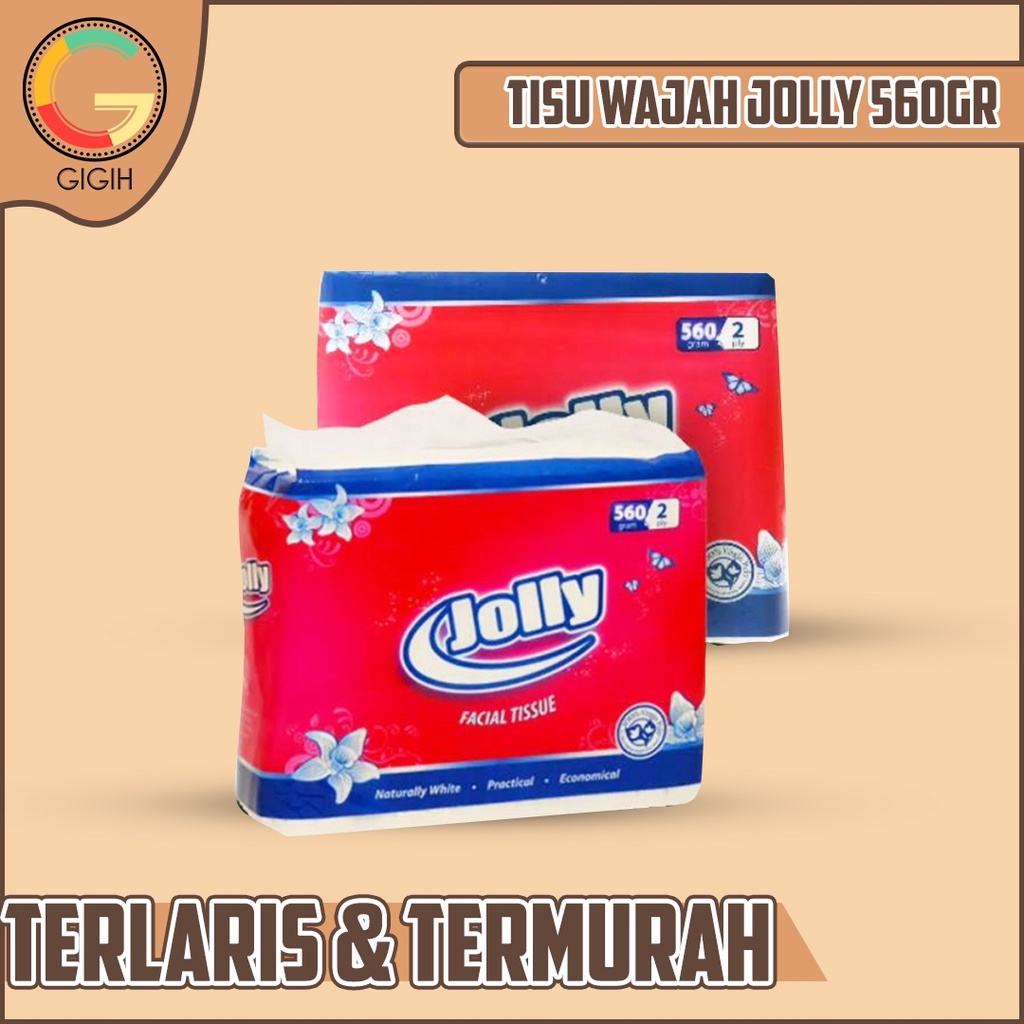 Jual Jolly Facial Tissue Wajah Tisu Wajah Jolly 560gr Harga