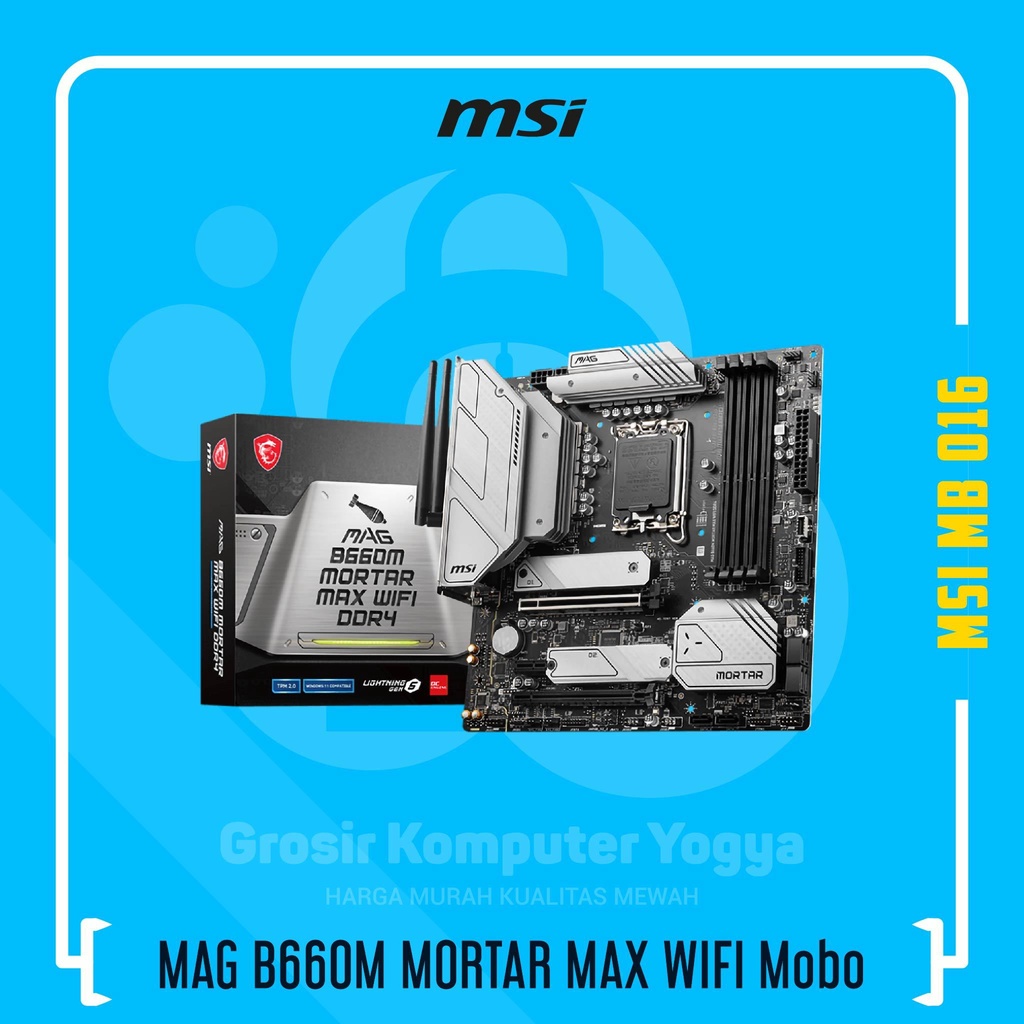 Jual MSI MAG B660M MORTAR MAX WIFI 4800MHz Socket LGA1700 Intel ...