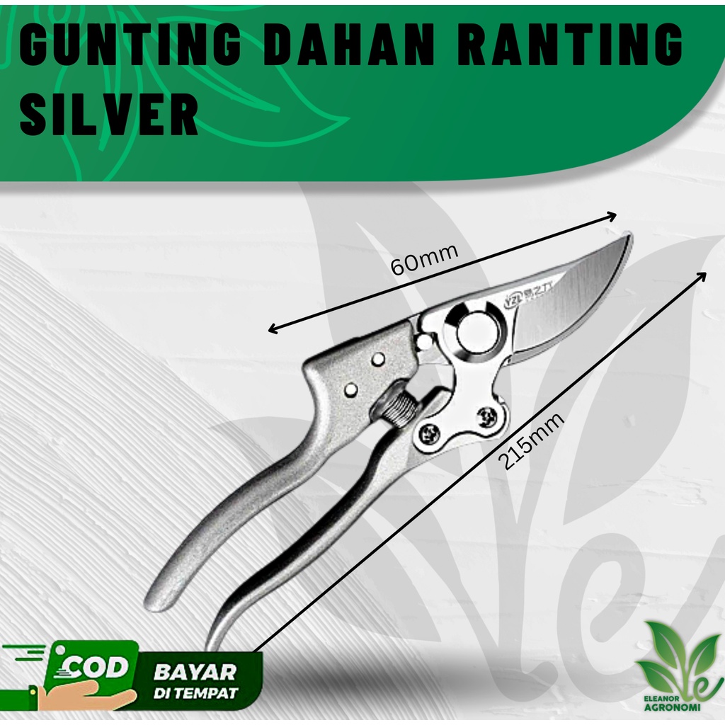 Jual Tang Gunting Dahan Ranting Kayu Tanaman Warna Silver Cocok Untuk ...