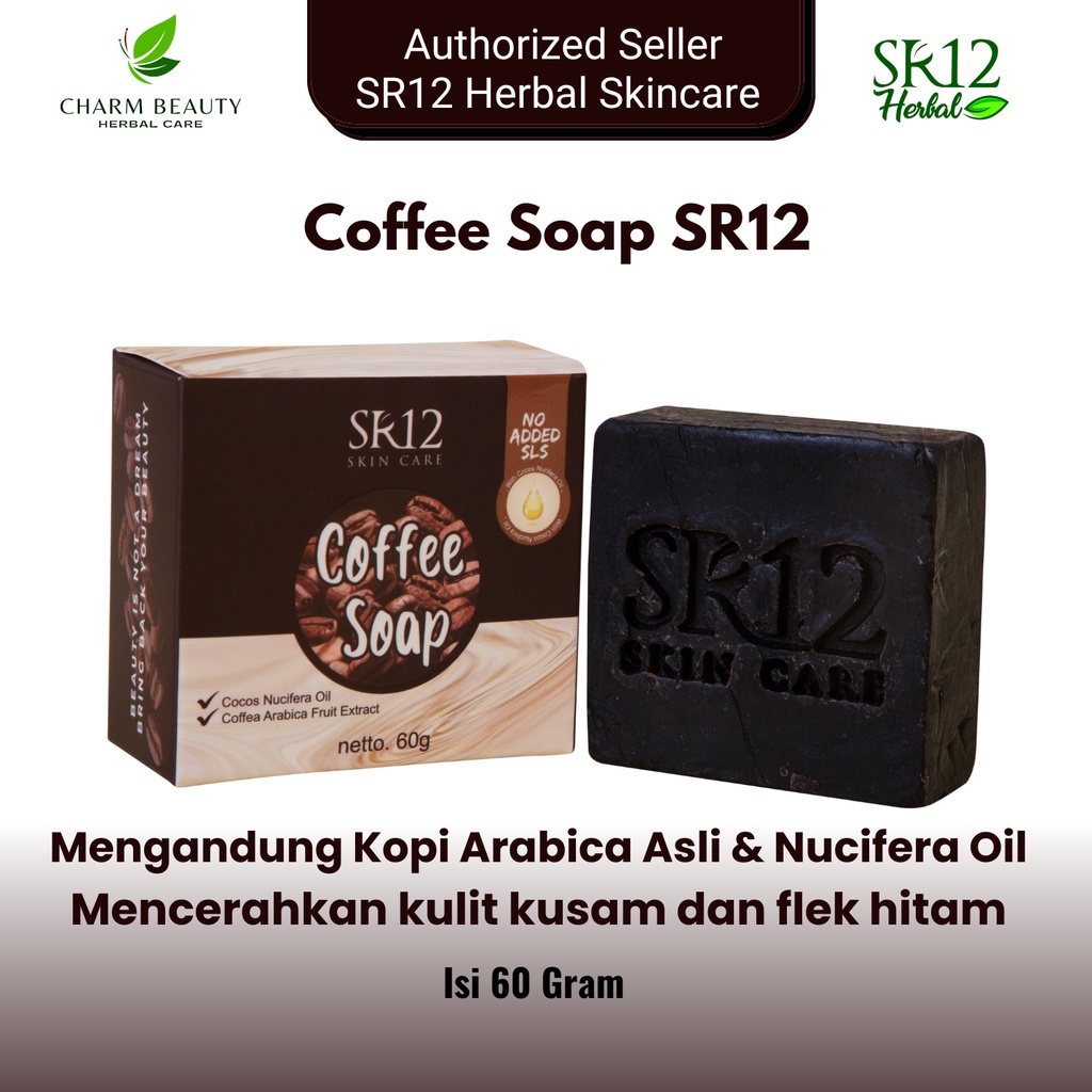 Sabun Kopi SR12 - Sabun Kopi - Isi 60 gram