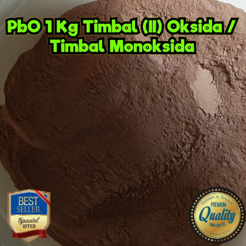 Jual PbO Timbal (II) Oksida / Timbal Monoksida Berat 1 Kg Shopee