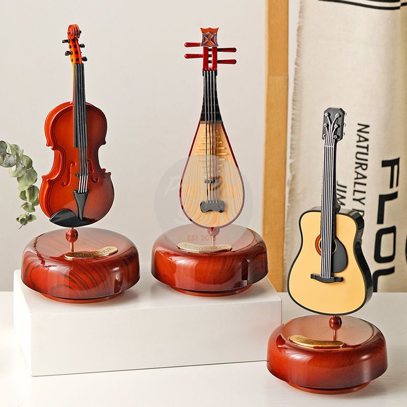 Jual Kotak Musik Violin Biola Gitar Alat Musik Hiasan Dekorasi Retro