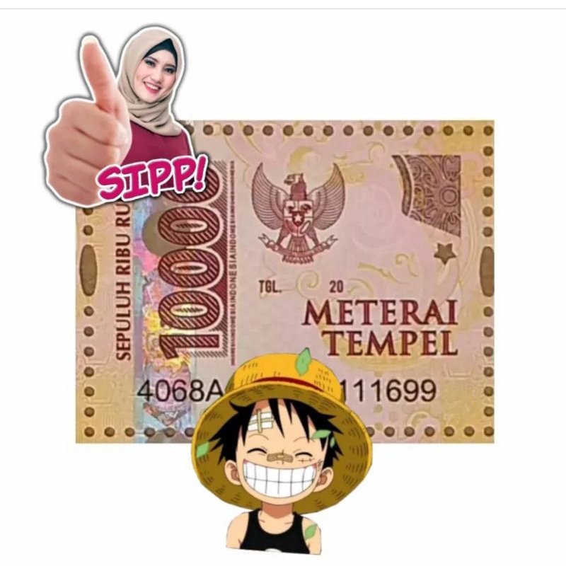 Jual Materei 10000 Asli Materai 10000 Original PT Pos Indonesia ...