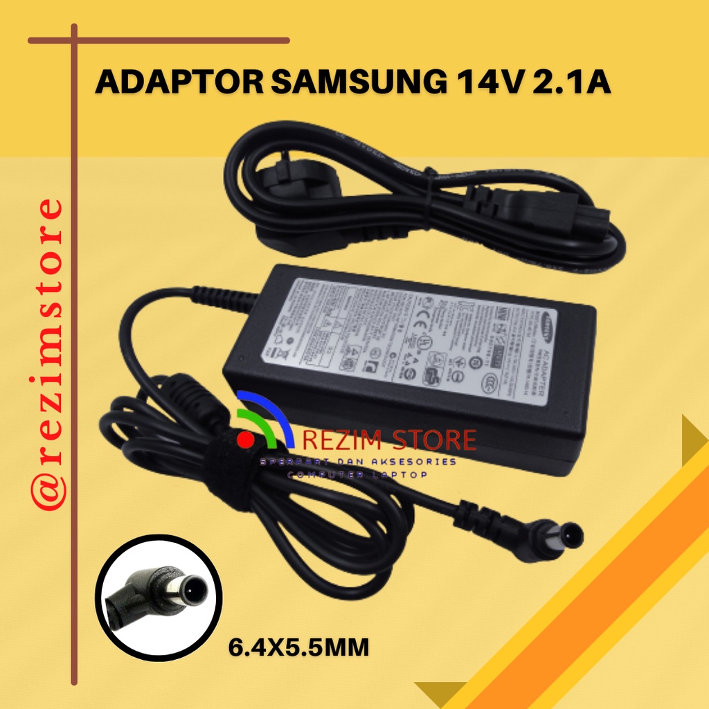 Jual AC POWER ADAPTER 14v 2.1a 6.5*4.4mm Adaptor LCD LED Monitor ...