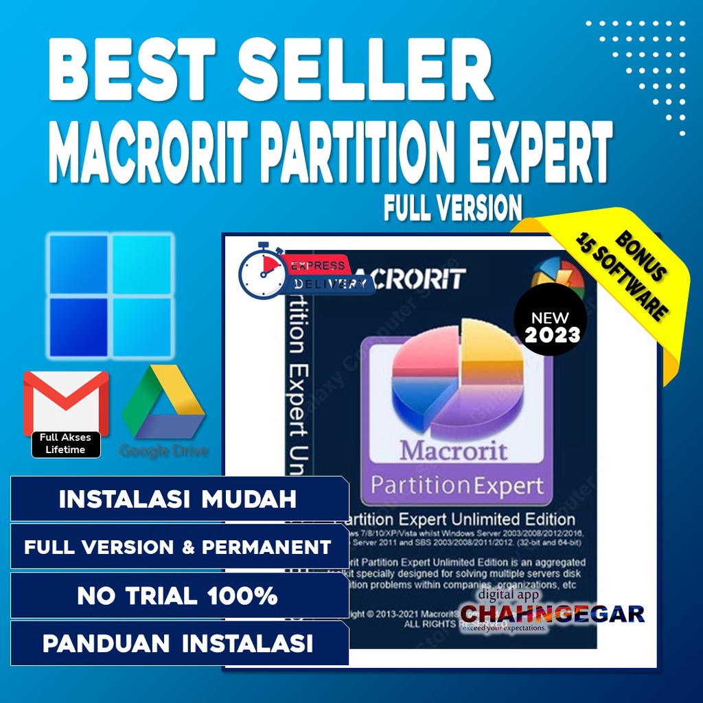 Jual Macrorit Partition Expert Unlimited Edition 2023 Software Partisi
