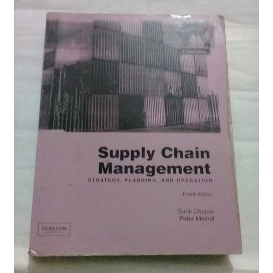 Jual Supply Chain Management Strategy Planning and Operation Fourth