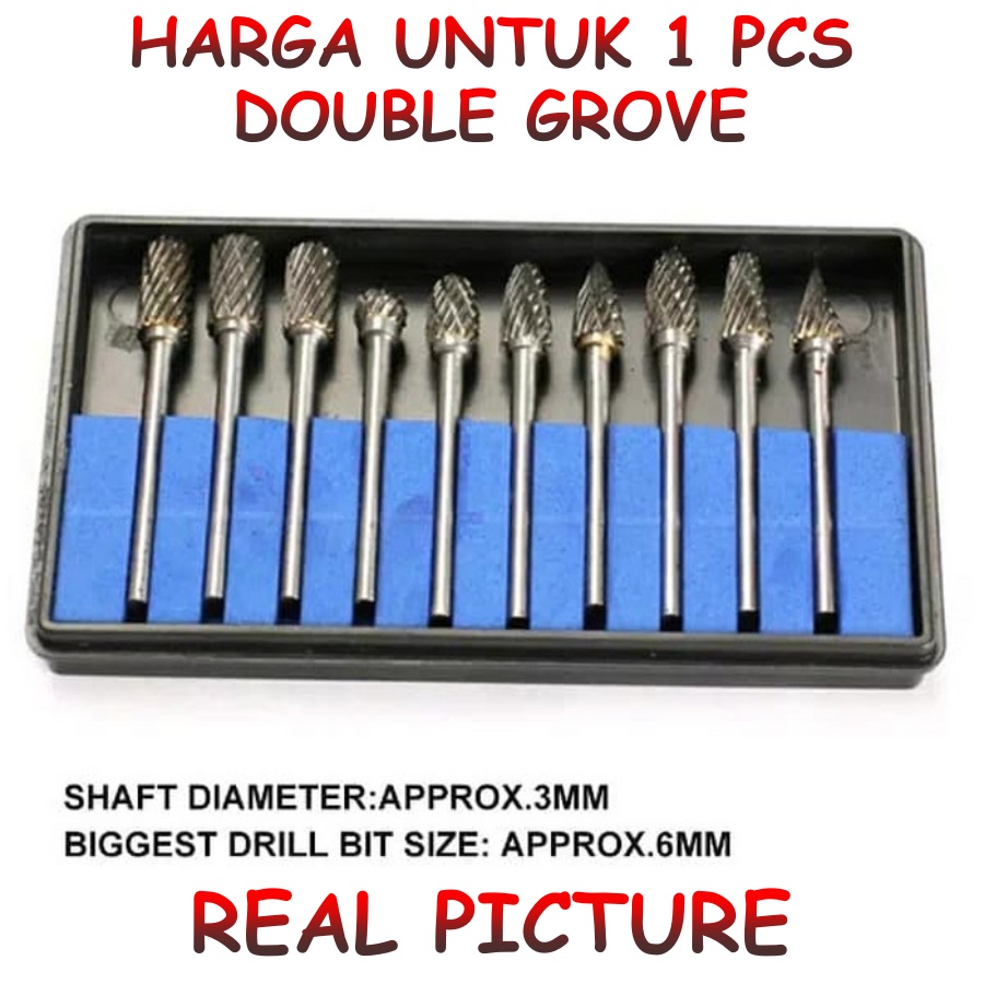 Jual Mata Bor Tuner Cuner Porting Caribide Burr HARGA UNTUK 1 PCS ...