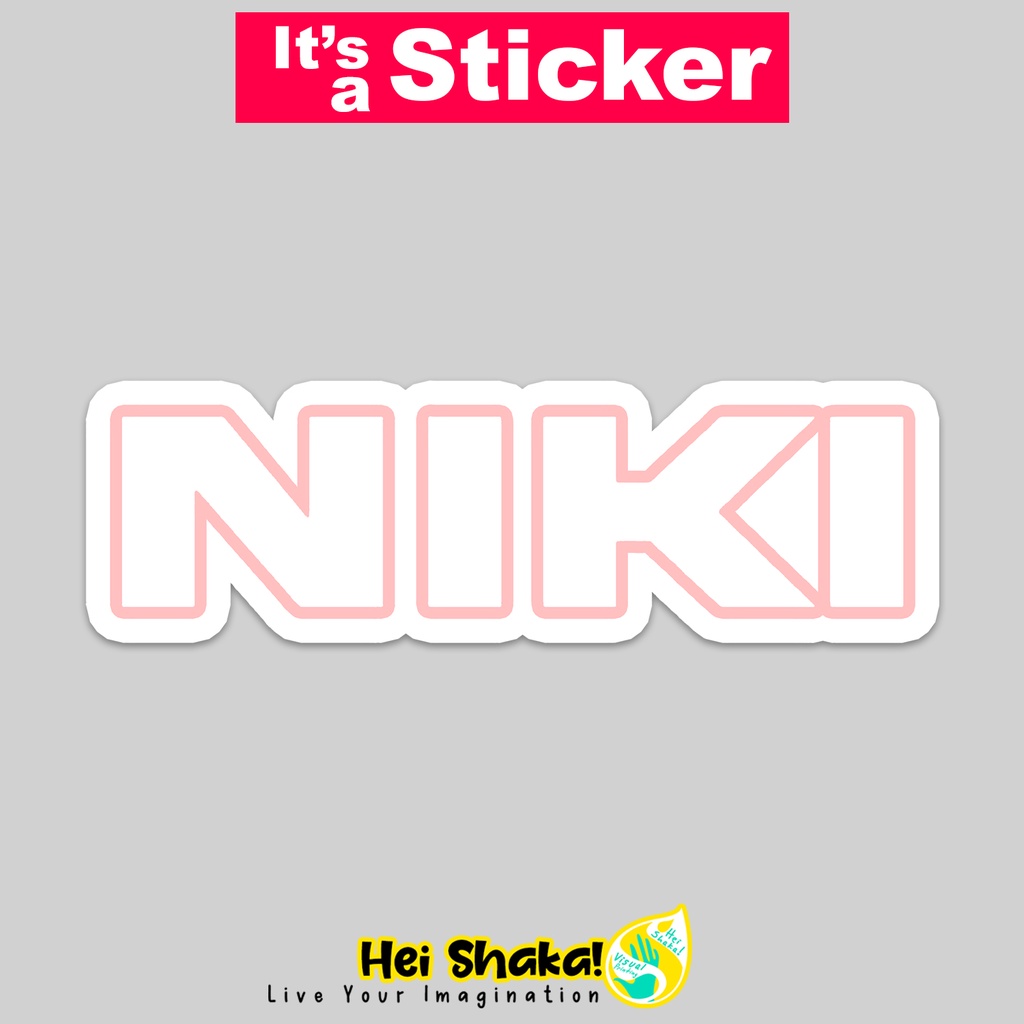 Jual Stiker Niki Zefanya Sticker Tempelan Musisi Musik Bahan Vinyl Anti