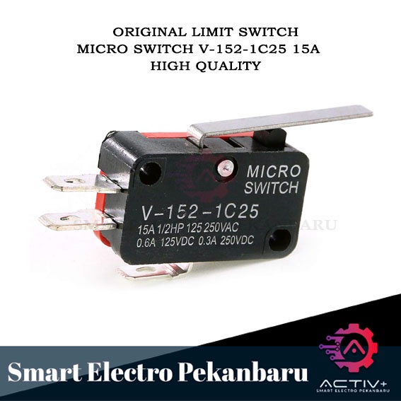 Jual ORIGINAL MICRO SWITCH Omron V-152-1C25 15A 250VAC Saklar Limit ...