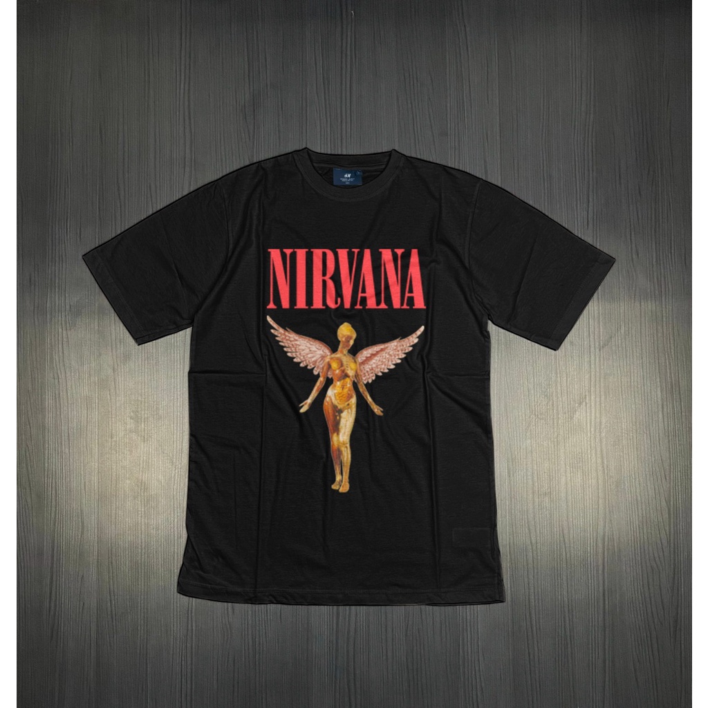 kaos t-shirt H*M nirvana unisex