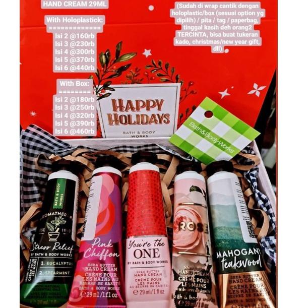 Jual HAMPERS HAND CREAM 29ML BATH AND BODY WORKS (BBW) (KODE 8676