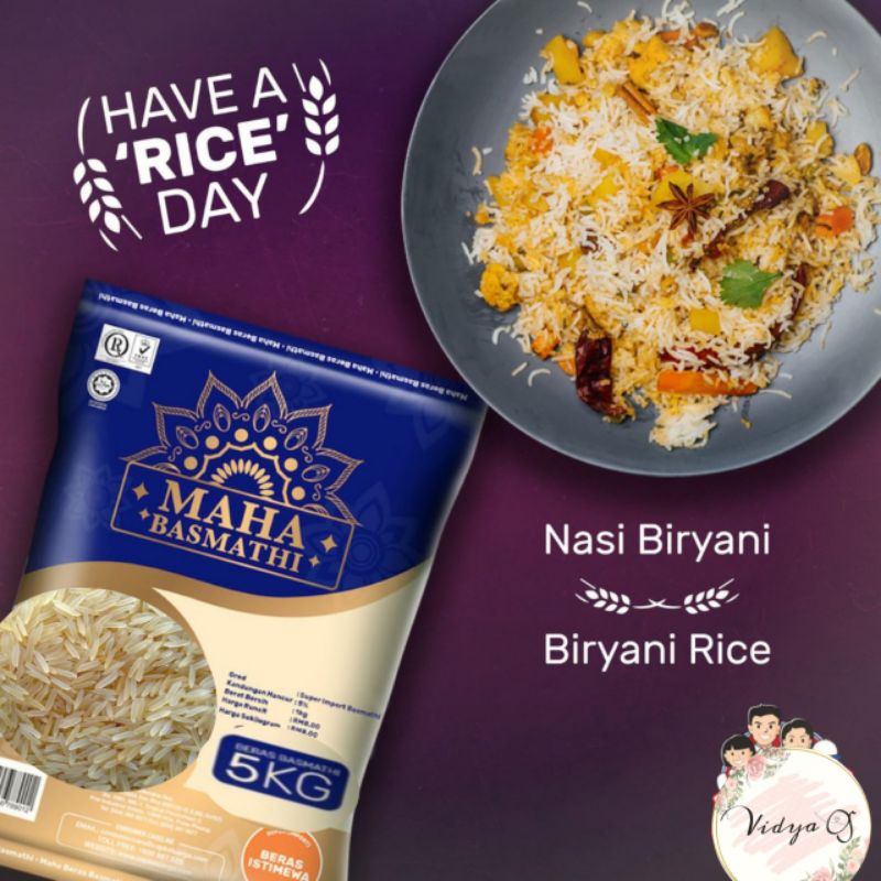 Jual Beras Basmati /Basmati Rice 1 kg / beras briyani | Shopee Indonesia