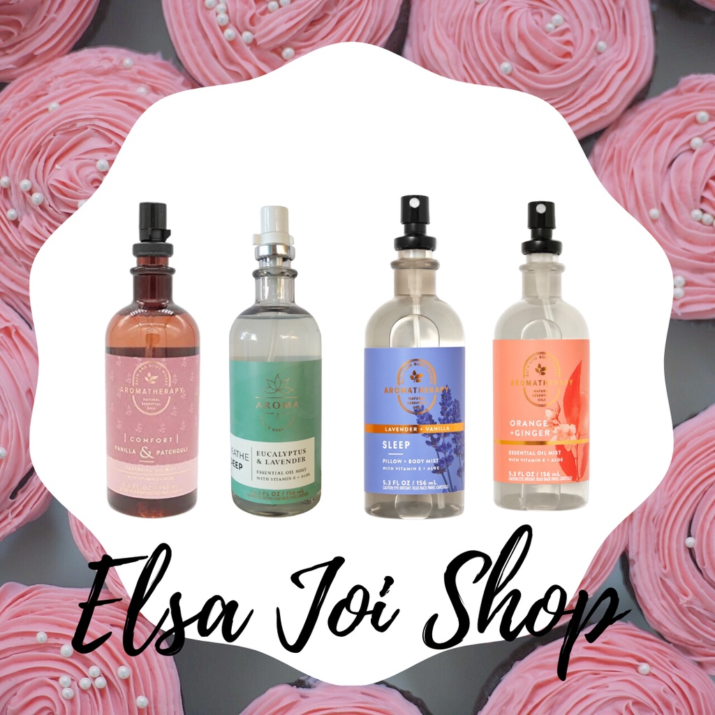 Jual Bath & Body Works Essential Oil Mist With Vit E + Aloe 156 Ml