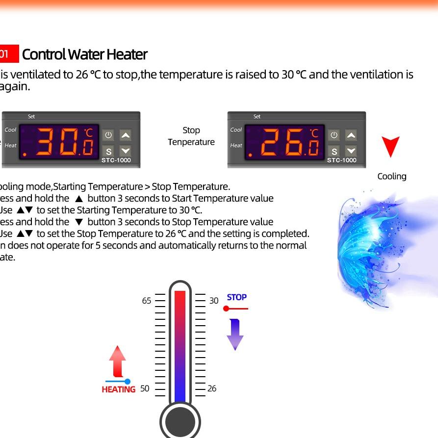 Jual STC-1000 220V AC Thermostat Digital Suhu - Temperature Control ...