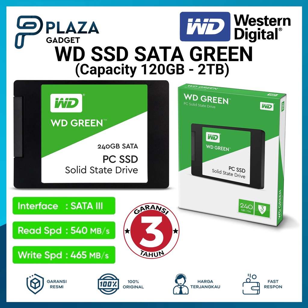 Disco Ssd Western Digital WD Green 480 GB