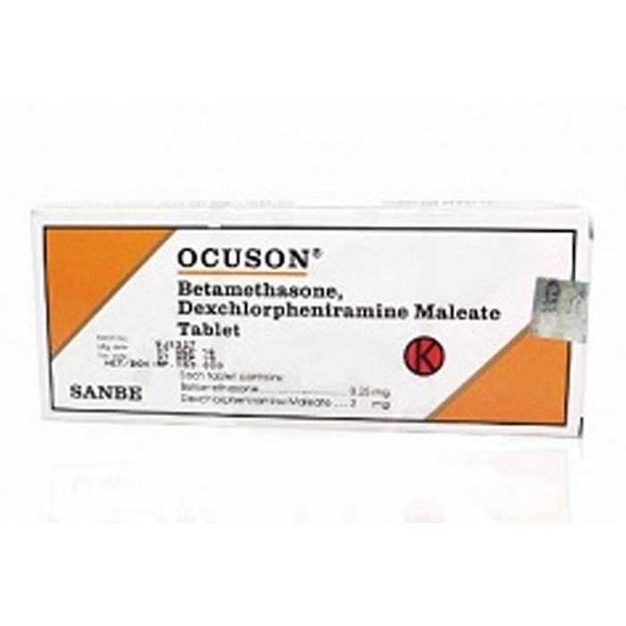 Jual OCUSON 1 STRIP ISI 10 TABLET/ANTIHISTAMIN/OBAT ALERGI | Shopee