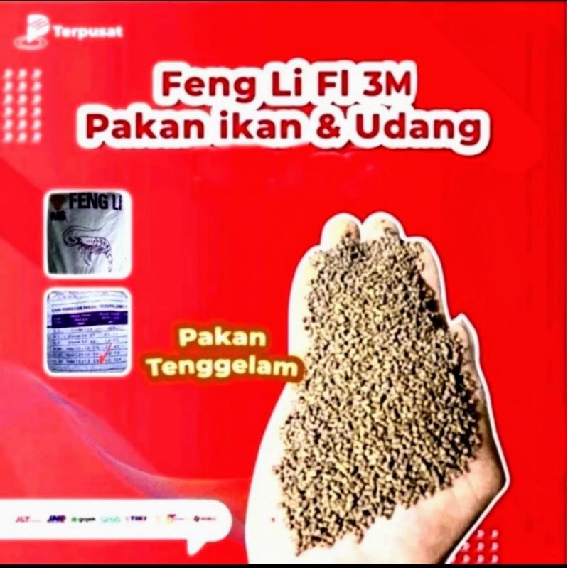 Jual Per Kg Feng Li Fl M Pelet Tenggelam Pakan Makanan Ikan Udang