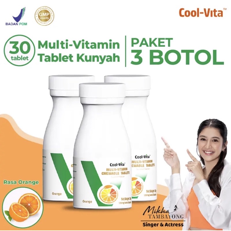 Jual [READY] COOL VITA ORANGE PENGGEMUK BADAN/COOL VITA PENGGEMUK BADAN/Coolvita Multivitamin