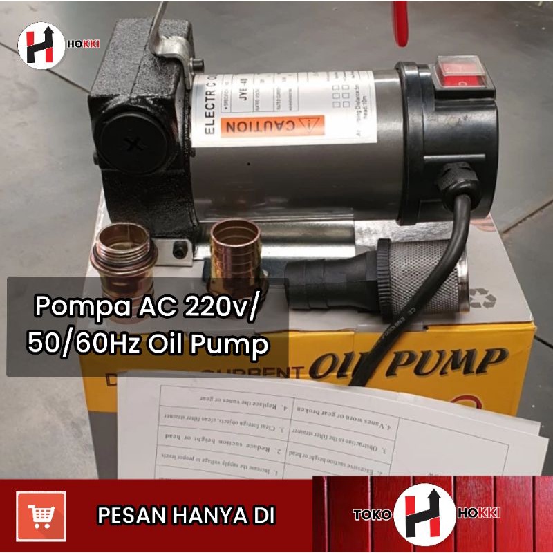 Jual POMPA MINYAK SOLAR,BENSIN AC 220V-50/60HZ - ELECTRIC OIL OIL PUMP ...