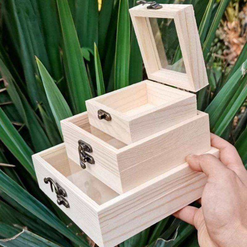 Jual HINGES BOX 25 x 25 x 12 KOTAK MAHAR AKRILIK ENGSEL EASEL KOTAK ...