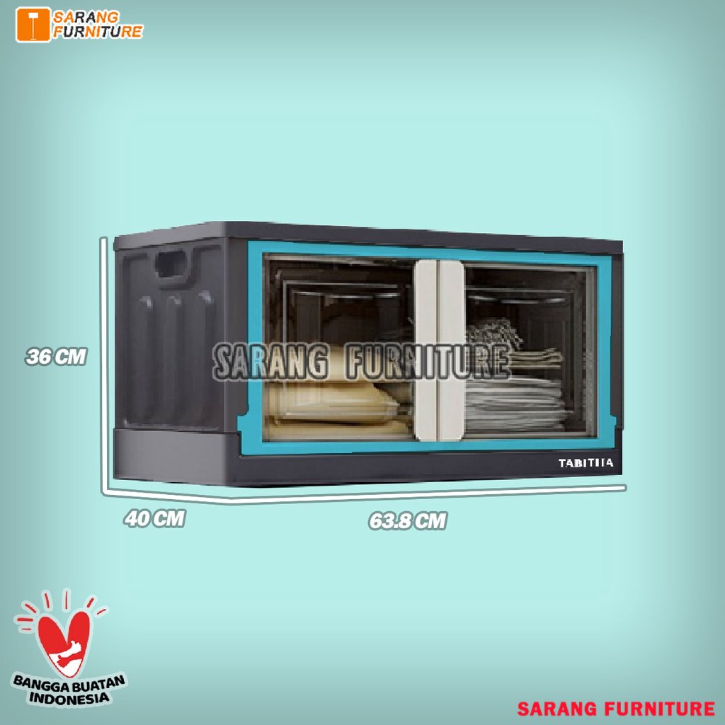 Jual CONTAINER BOX Multipurpose Folding Cabinet LEMARI LIPAT PLASTIK ...