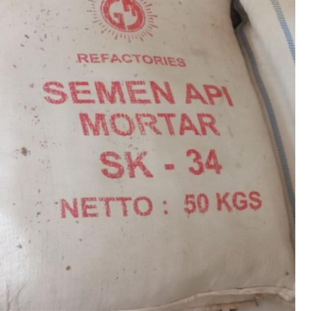 Jual Semen Api Mortar Sk Di Jual Eceran Per Kg Dapat Bertahan Di Suhu Tinggi Sampai