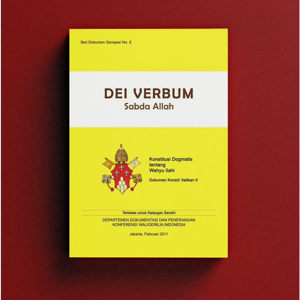 Jual DEI VERBUM - Sabda Allah Konstitusi Dogmatis tentang Wahyu Ilahi