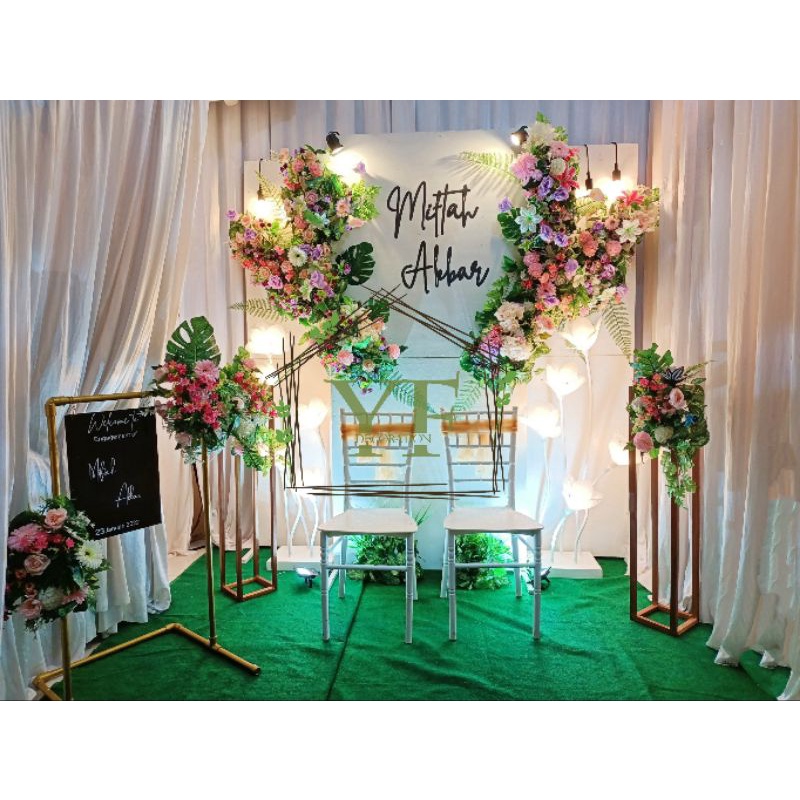 Jual Sewa Backdrop Dekorasi Lamaran Shopee Indonesia