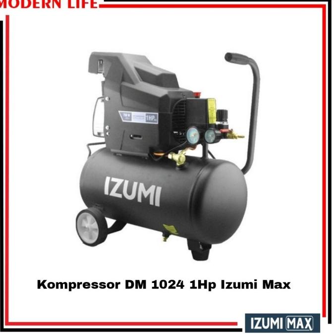 Jual Mesin Kompresor Angin Listrik 1Hp 24L 1 Phase Izumi Max DM-1024 ...