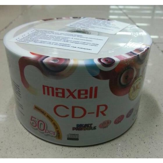 Jual CDR Printable Maxell / CD-R MAXELL Printable | Shopee Indonesia