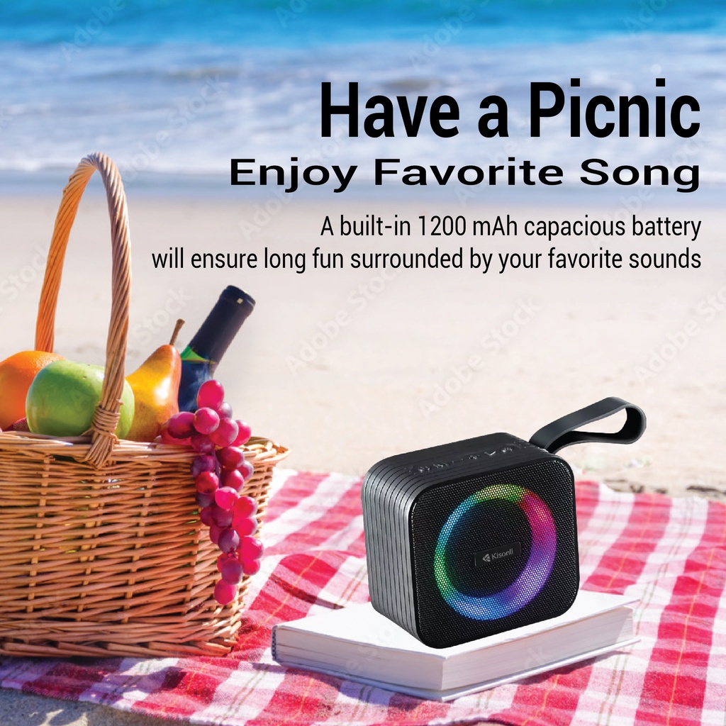 Jual Speaker Bluetooth Kisonli S13 Bluetooth 5.0 Portable Wireless ...