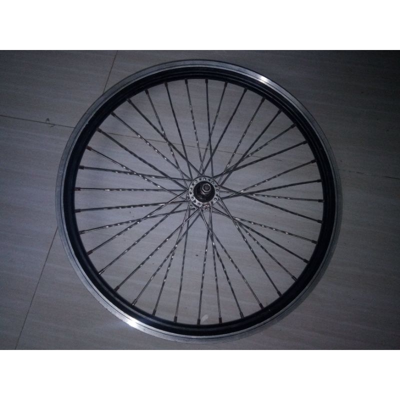 Jual velg 20 36h 20 inch roda depan front wheelset alloy rims double ...
