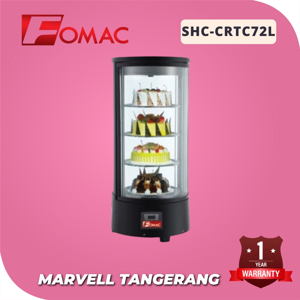 Jual SHOWCASE CHILLER FOMAC SHCCRTC72L COUNTERTOP CAKE PENDINGIN KUE