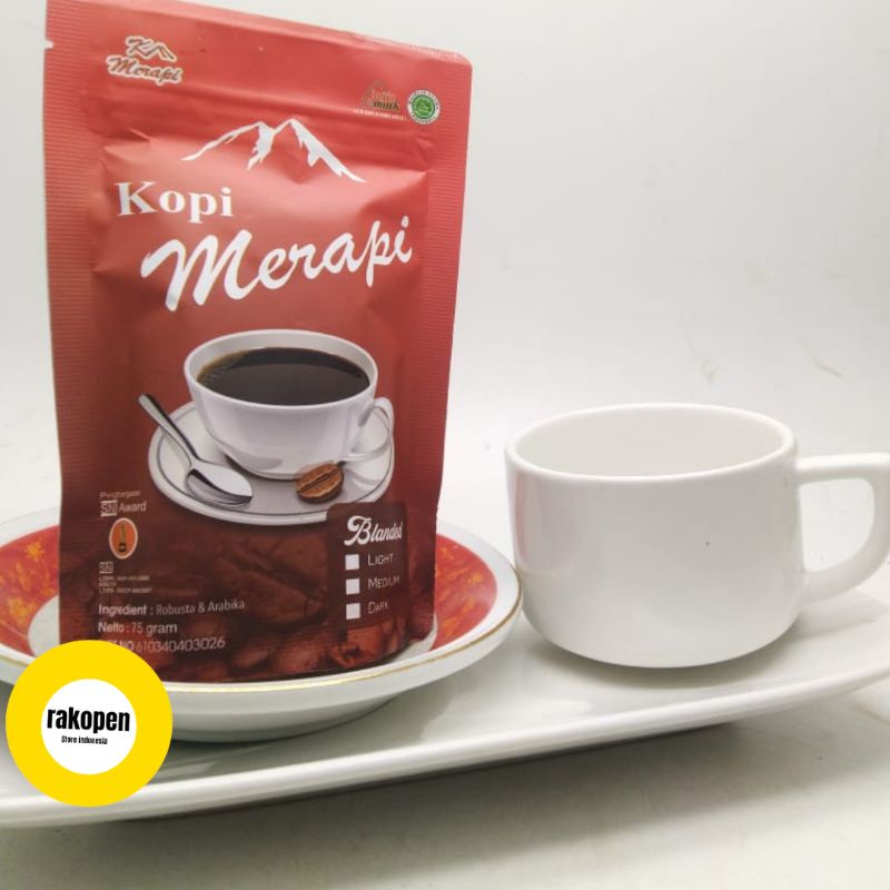 Jual Kopi Merapi Blanded Robusta Arabika 250 Gram Kopi Khas Jogja No 1