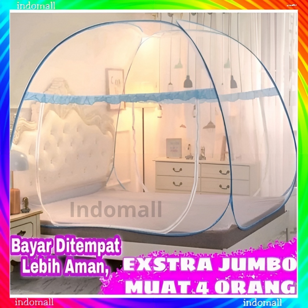 Jual Kelambu Tenda Kelambu Lipat X Original Tempat Tidur Dewasa Musquito Kelambu Nyamuk