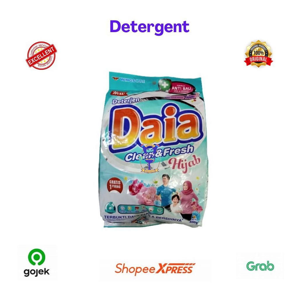 Jual Daia Deterjen Clean And Fresh Hijab 800g Shopee Indonesia 8663