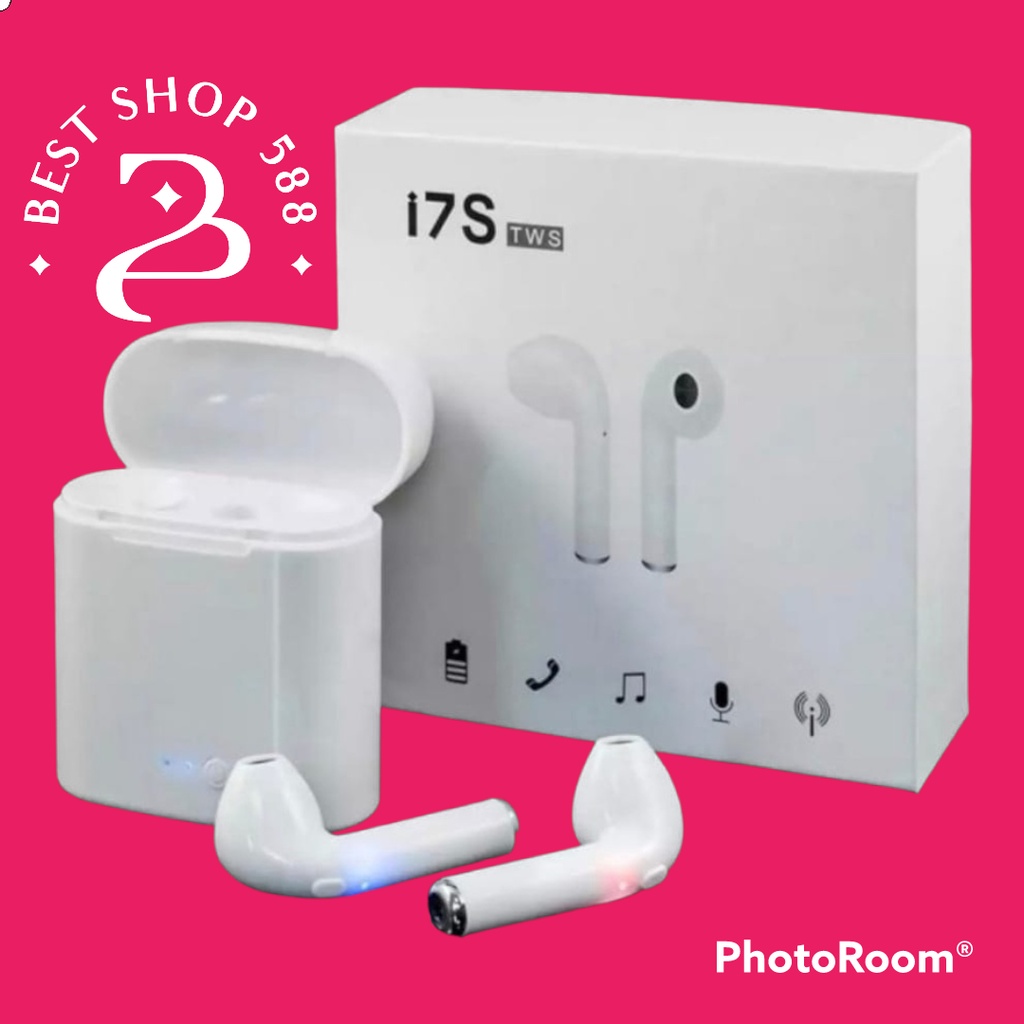 Jual EARPOD EARPHONE HEADSET BLUETOOTH i7s ORI 99 PAIR 1 1 Putih Shopee Indonesia