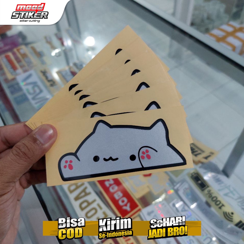 Jual Stiker Cutting Kucing Pentol / Cat Pentol Skotlet | Shopee Indonesia