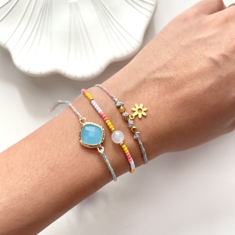 Jual SUNNY SET LOLIASTUFF (gelang pantai/ gelang tangan/ gelang boho ...