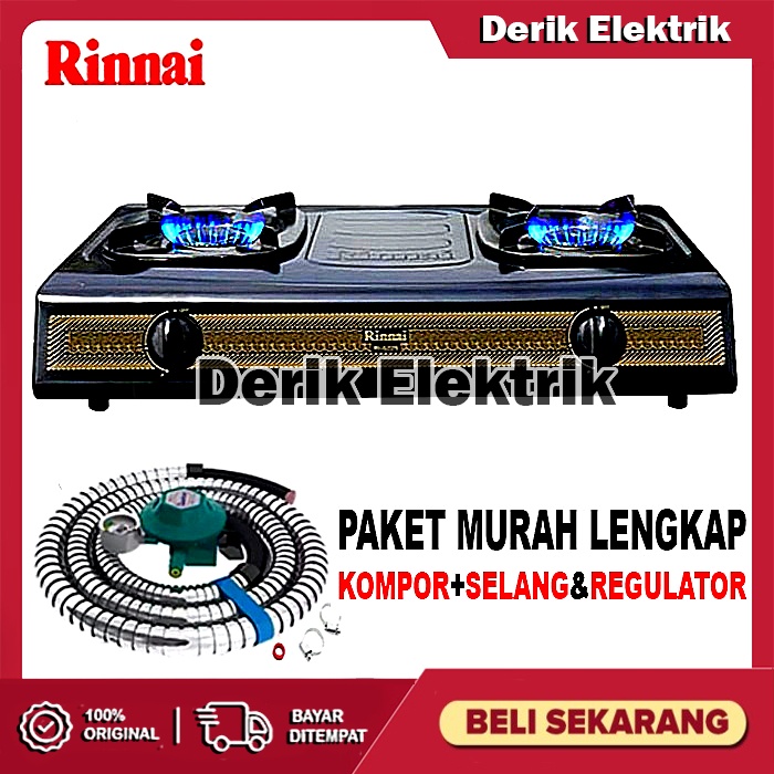 Jual KOMPOR GAS RINNAI 2 TUNGKU RI 522 S / KOMPOR GAS 2 TUNGKU / KOMPOR